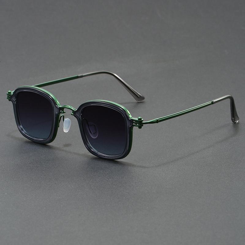 Retro-Sonnenbrille Industrieller Punk Mechanischer Stil Doppellagiger Rand Designerstil Herren Luxus Design Quadratisch Rund Mode Gl