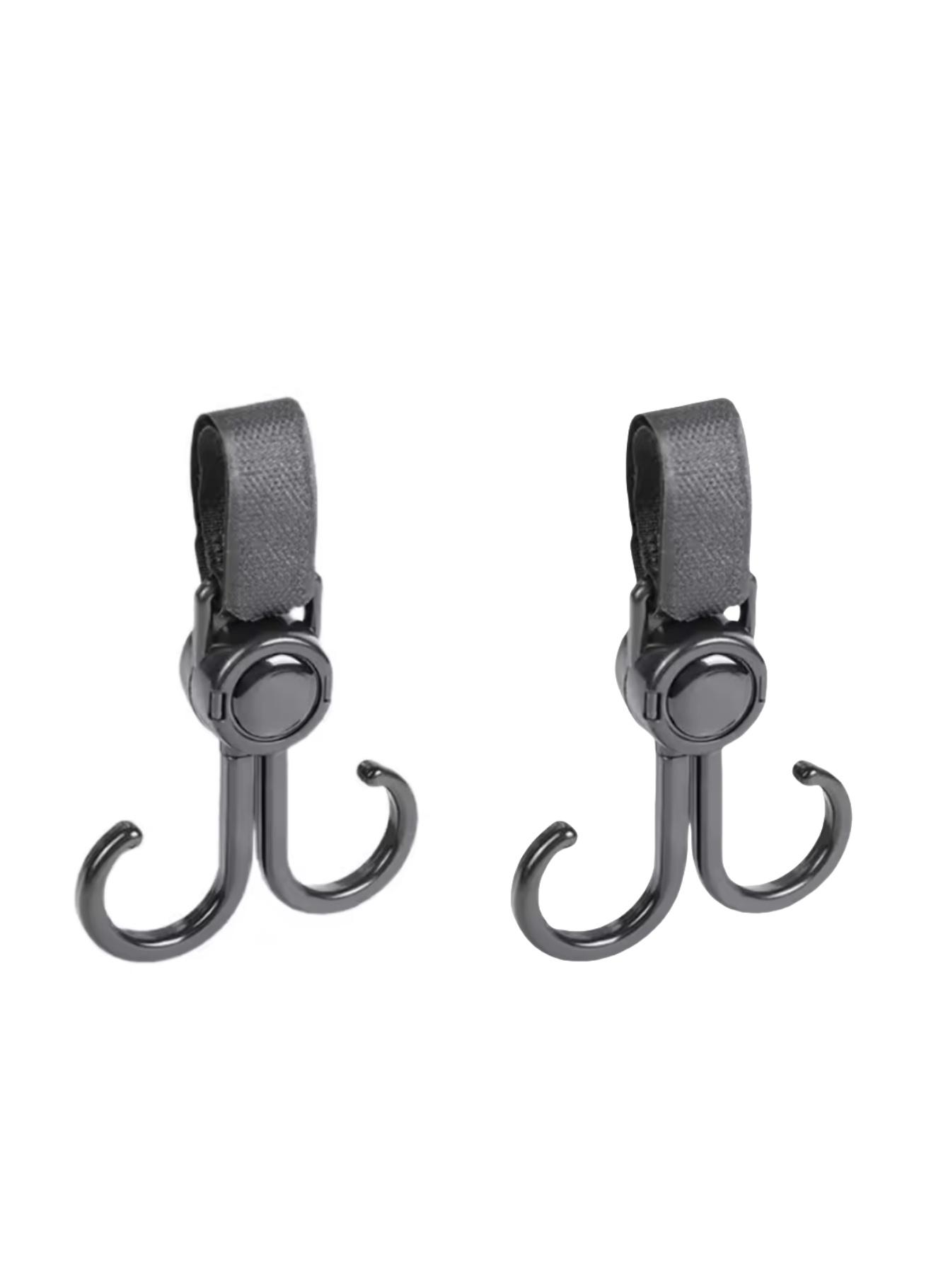 

2-4PCS Baby Stroller Hooks for Bags , Multipurpose Universal Stroller Clips and Hooks or Hanging Diaper Bags Stroller Organizer