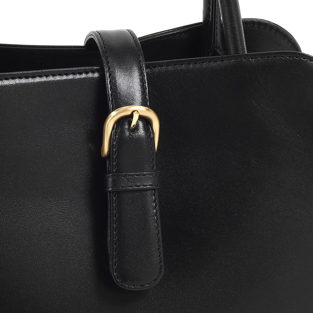 Kitamura Buckle Belt Classic Handbag Black 15151 Y-1458 [Black]