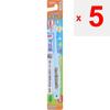EBiS MK Aldent Double Antibacterial Children's Toothbrush for Infants Infants Toothbrushes Children's