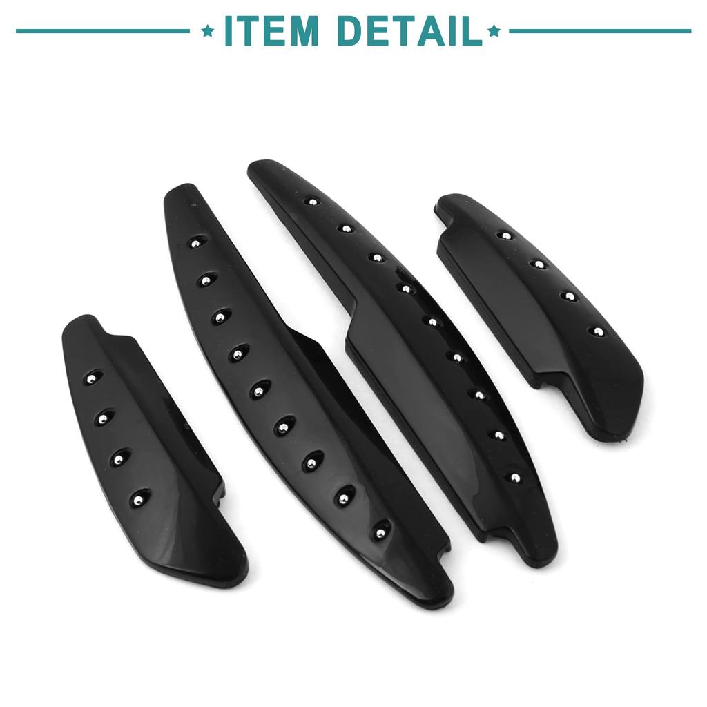 ACROPIX Door Mirror Protector Guard Sticker Vehicle Exterior Decoration Black