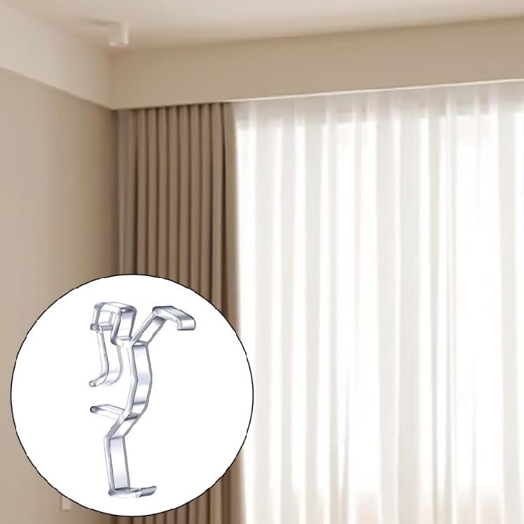 20Pcs Blinds Curtain Clips Horizontal Window Curtains Securing Clamps for Hiddens Valance Sheer