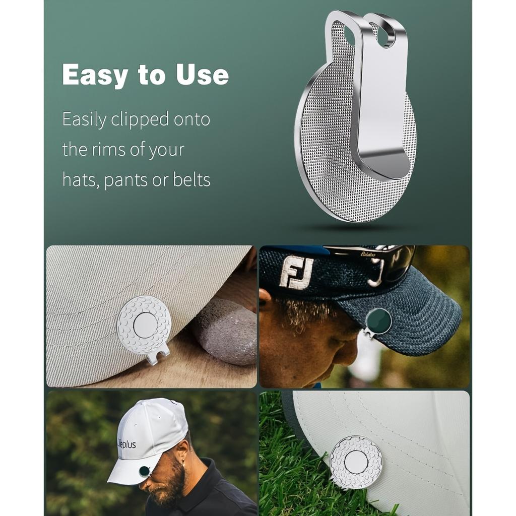 Magnetic Golf Cap Clip Nickel Plated Alloy Metal Pants Glove Bag Strap Accessory Holder Practical Supplies Novel Birthday Gift