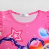 82622 Kids Girls Lily Lovebraids Casual Ruffle Dress