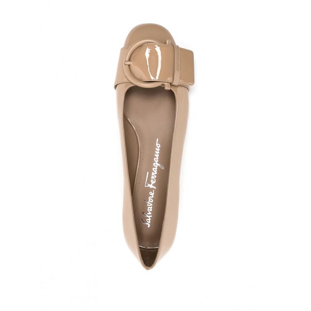 Salvatore Ferragamo Ferragamo Bessie 30 Pumps Brown