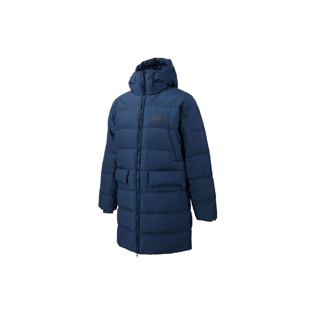 

PUMA Men s Winter Long Down Jacket Navy 672437-73 L