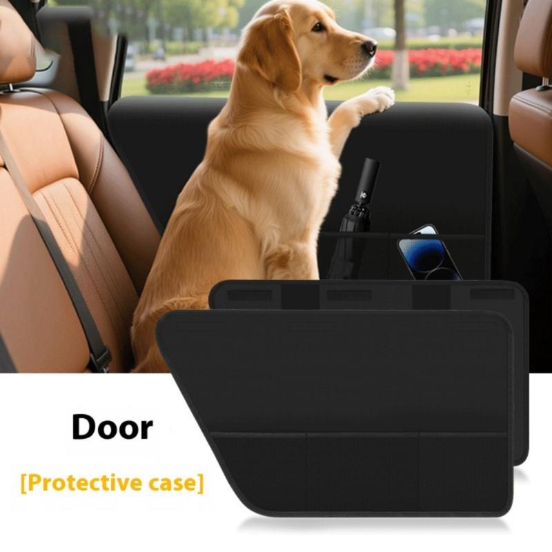 SUV Friendly Pet Car Door Liner Reinforced Waterproof Oxford Cloth Scratch Proof Easy to Clean Design