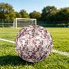 1pc Pink Elephant Art Size 5 Soccer Ball Professional Match Training Football Indoor &Outdoor Sports Ball Lightweight Durable c6511