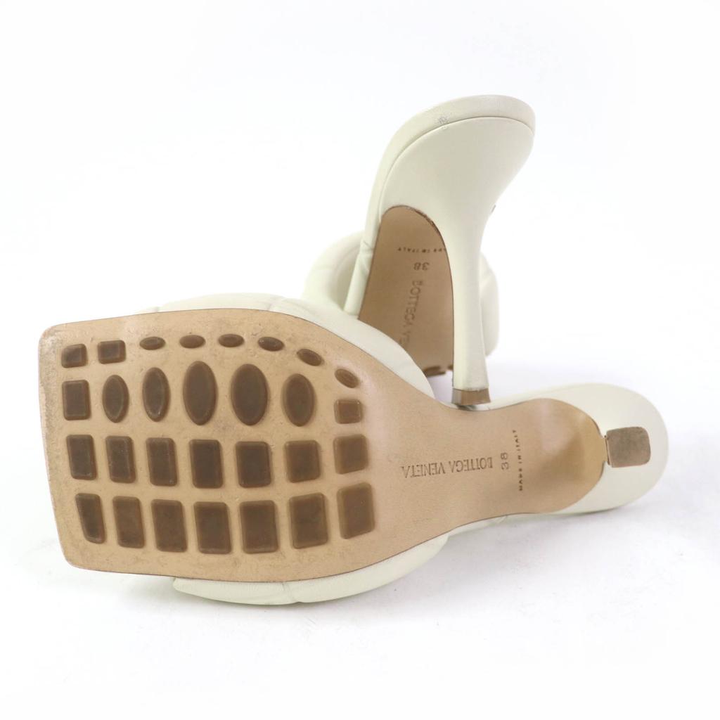 Great BOTTEGAVENETA Mule LIDO Ivory leather Women 38 Used