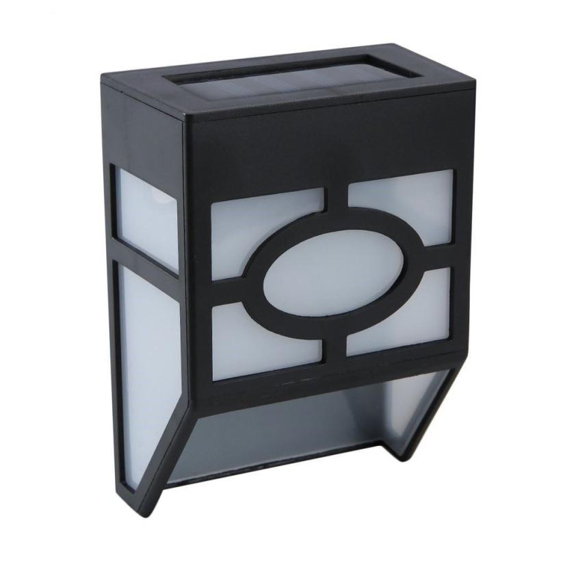 Vodotěsná solární nástěnná lampa ABS LED Path LED Solární světlo Venkovní zahradní nástěnné osvětlení