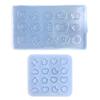 Resin Shaker Filling Mold,Silicone Heart Mold Epoxy Resin Mold Filler Quicksand Casting Filling Mold for Jewelry Making