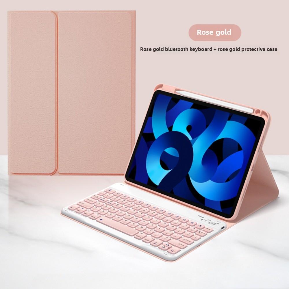 

Шкіряний чохол-клавіатура для iPad 9-го 10.2 з Bluetooth-клавіатурою М яка силіконова накладка для Air 5 Pro 11 з тримачем для олівця iPad 10th 10.9(2022/2023)