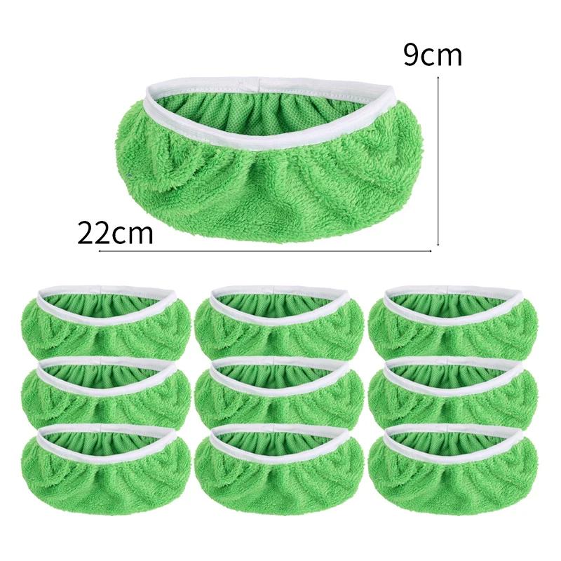 Wet & Dry Microfiber Mop Pads Reusable Floor Sweeper Mop Replacement Cover Dirt Absorption Cleaning Cloths Washable Rag Towel