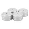 4 Stück 40x20mm Aluminium HIFI Verstärker Lautsprecher Isolationsständer Plattenspieler Füße Pad (Silber)