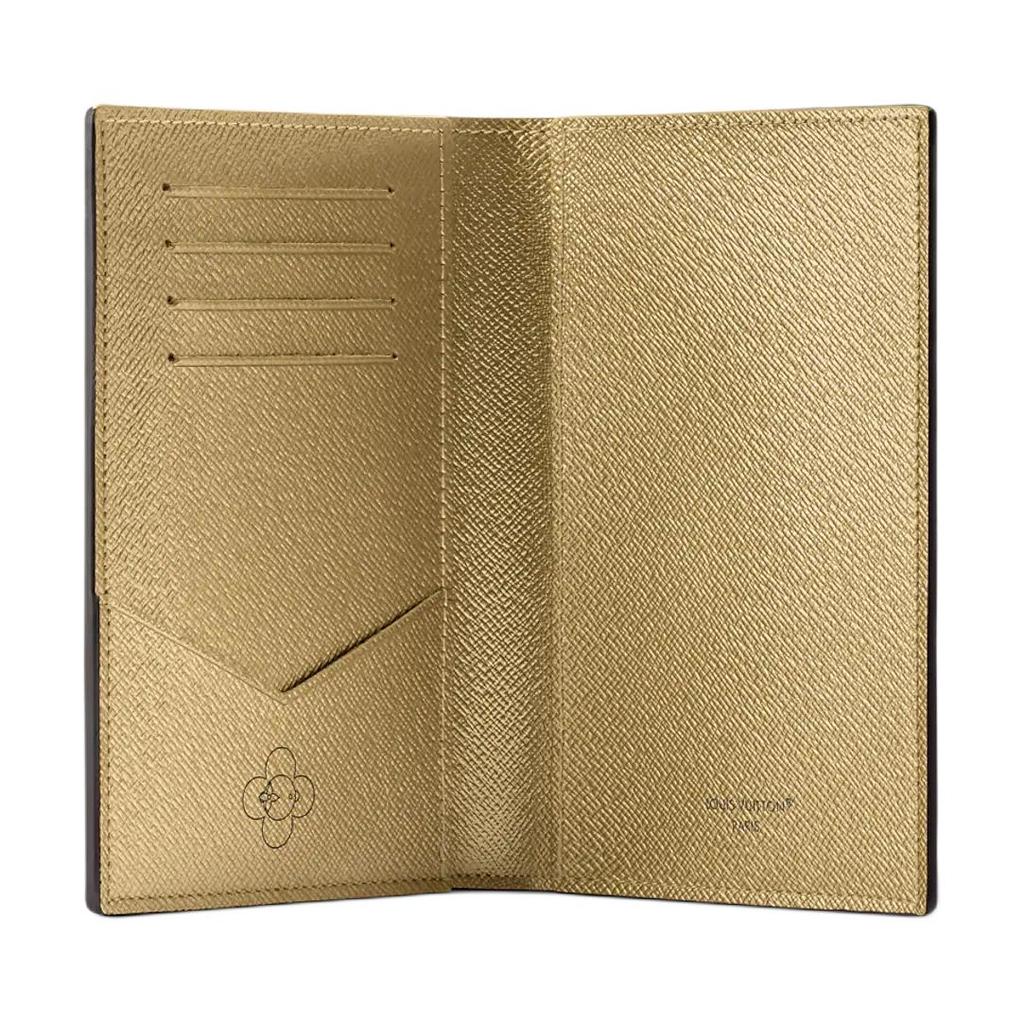 Louis Vuitton Monogram Coated Canvas Passport Holder Women Accessories Brown M15327
