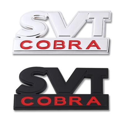 Autocollant de voiture SVT COBRA, emblème de calandre de capot avant, décalcomanies 3D pour coffre arrière, pour Ford Mustang Shelby SVT Cobra
