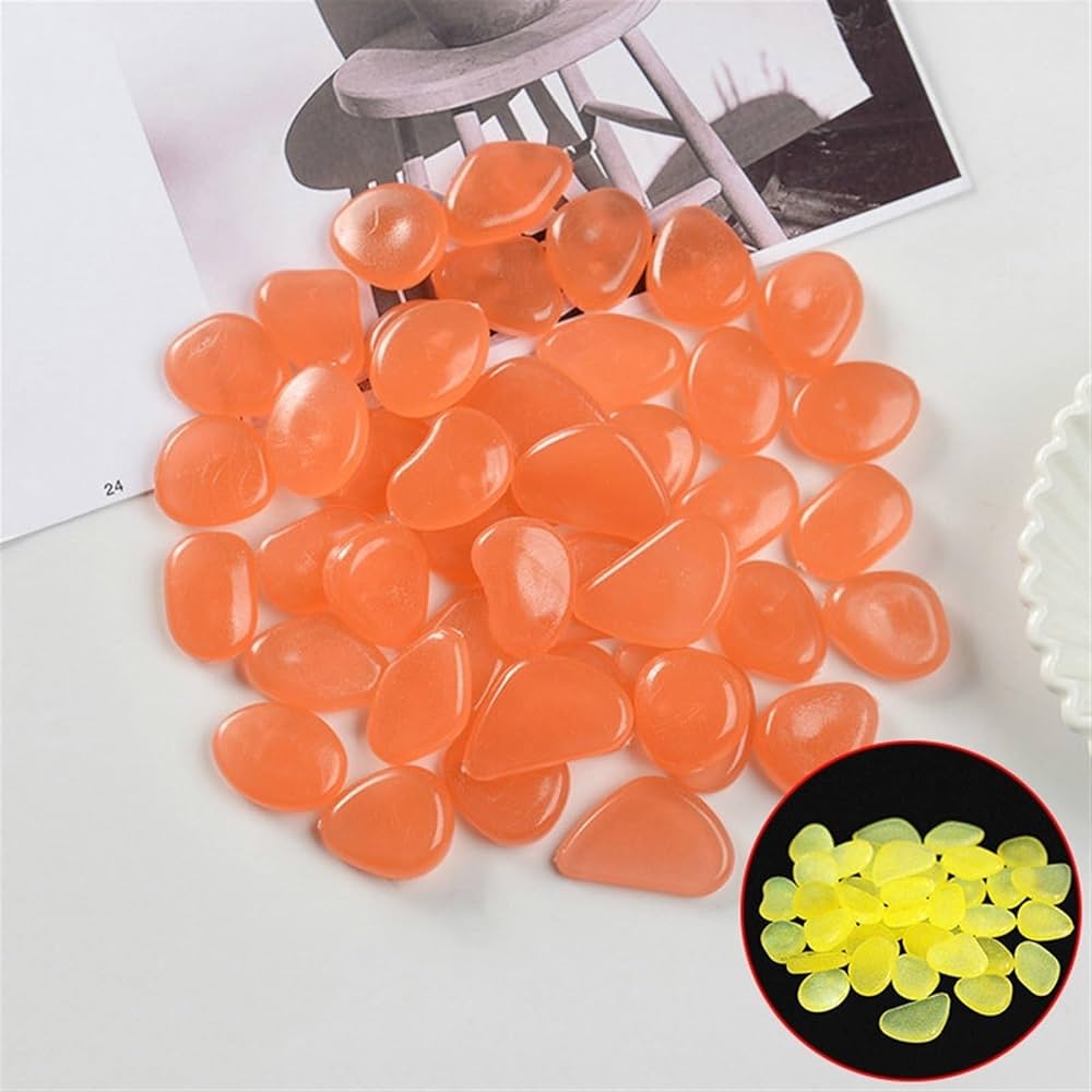 TG67713-5 Luminous stones, fluorescent stones, 100 pieces decorative
