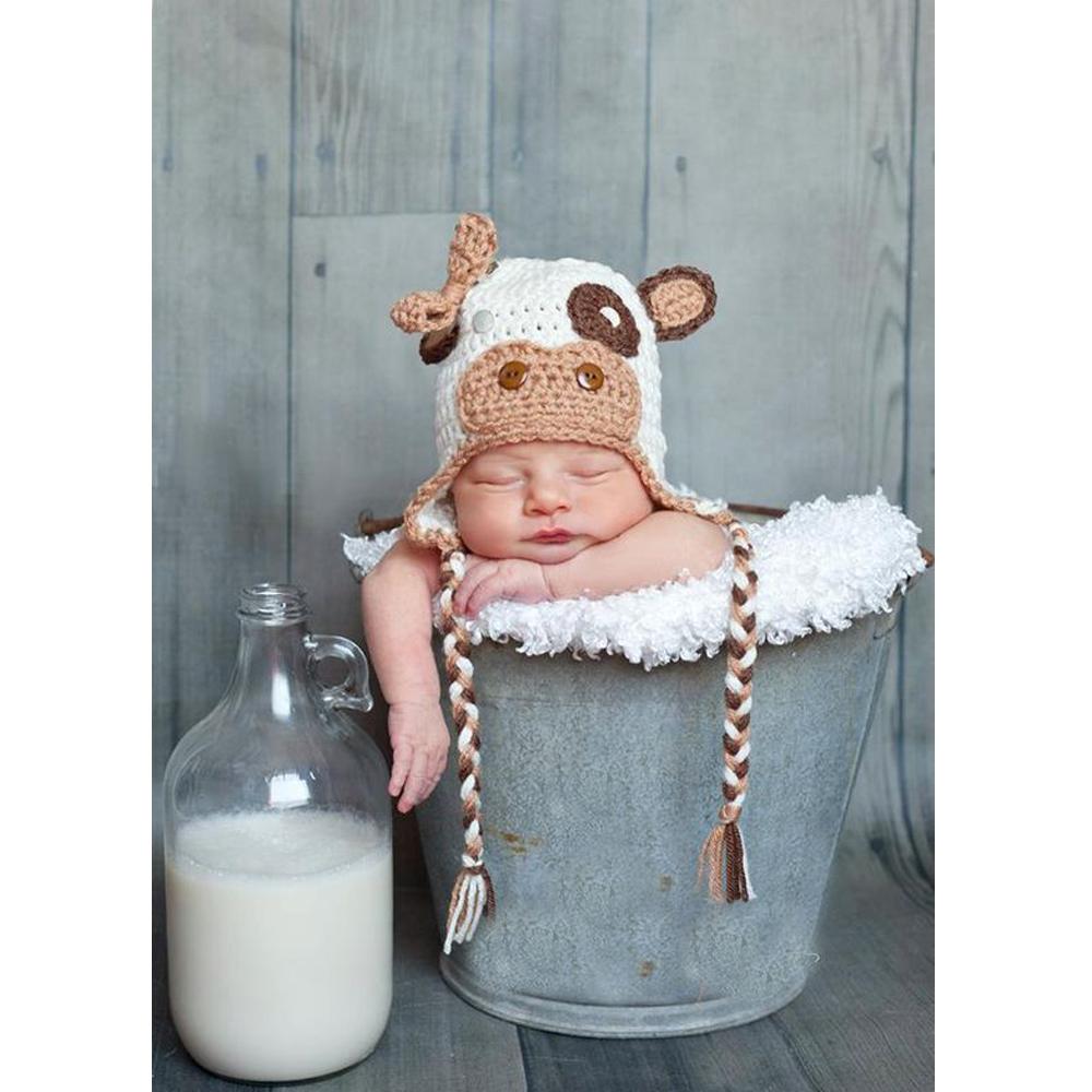 5D DIY Diamond New Baby Embroidery Portrait Full Set of Round Mosaic Home Decoration Gifts