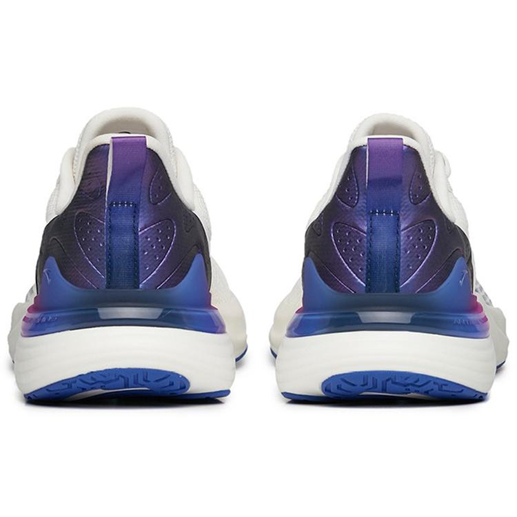New Anta 2.5 Breathable Lightweight Low Top Running Shoes Men's White Purple 112235582-3