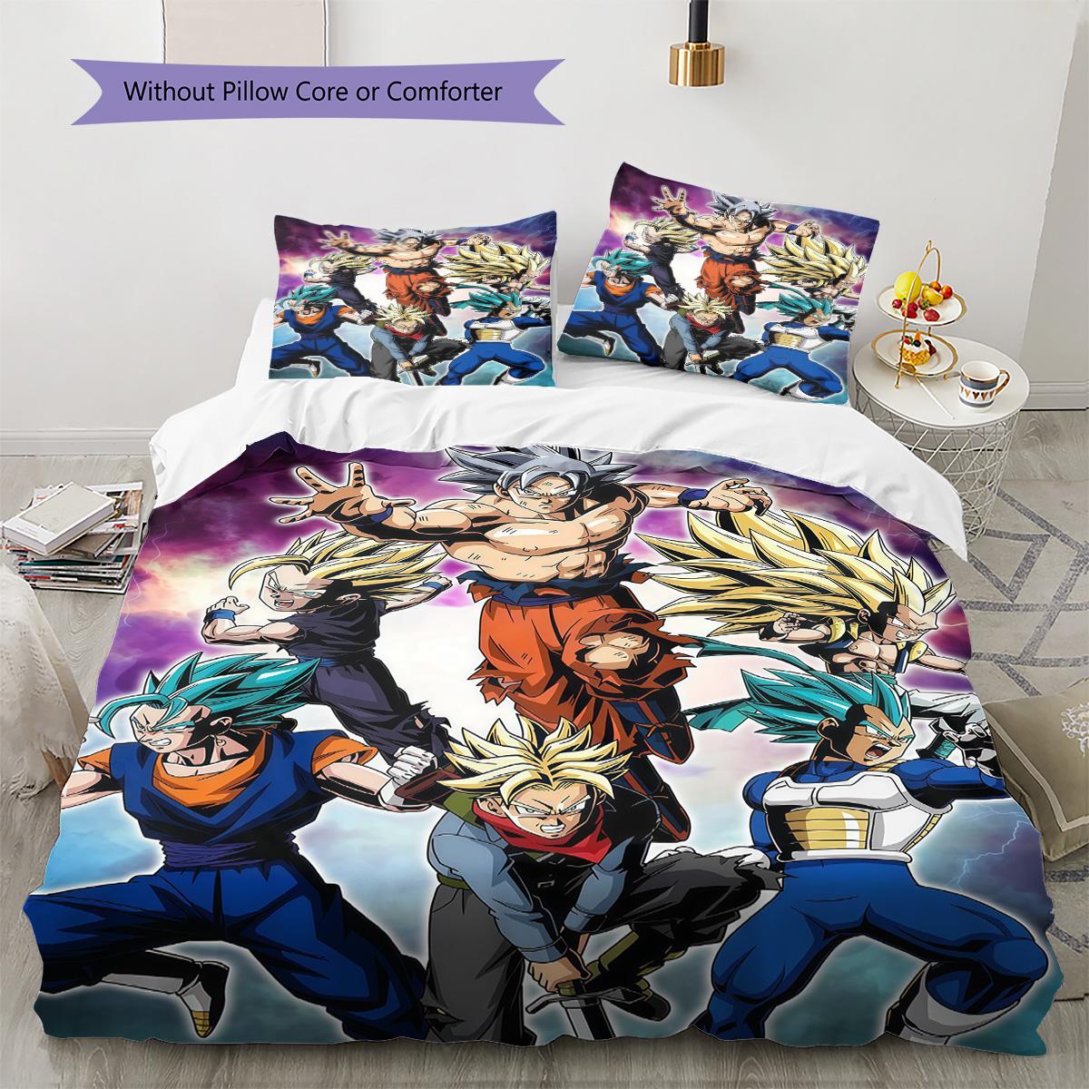 

Dragon Ball Quest Bedding Set Soft Duvet Cover Pillowcases Comfortable 135x200cm
