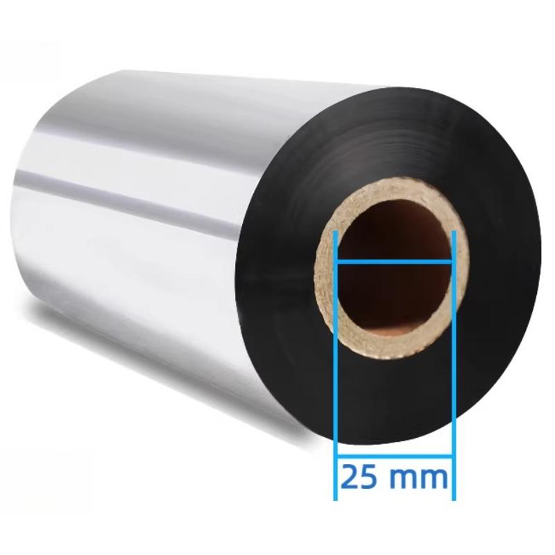 Clear All Resin Carbon Ribbon Barcode Label Heat Transfer Paper Wear Resistant Color Rendering Water Oilproof Print Ribbons