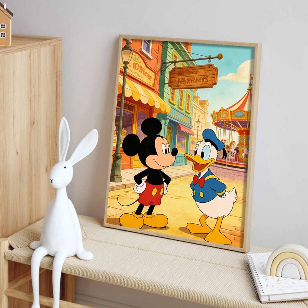 Disney Mickey Mouse and Donald Duck diamond painting handmade diy mosaic art painting kit home decoration
