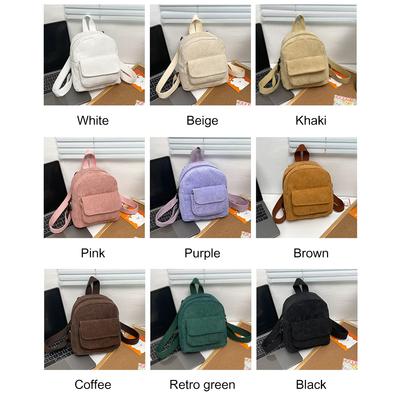 Women Fashion Mini Backpack Versatile Student Girls Bookbag Casual Retro Travel Backpack Student Book Bag for School Travel