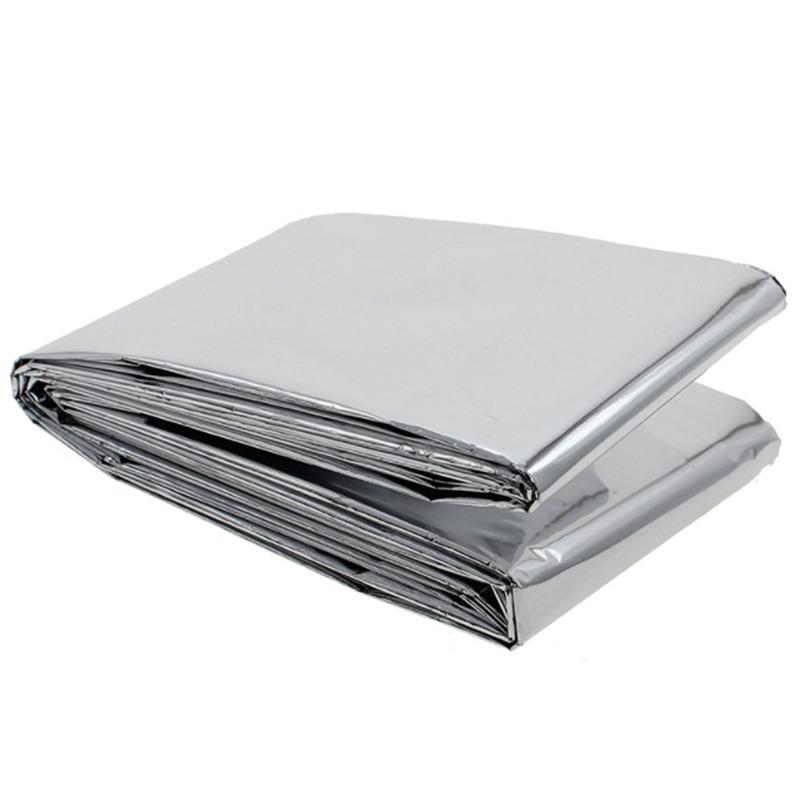 1Pc/2PCS/3PCS/4PCS Reusable Outdoor Emergency Blanket Reusable Insulation Blanket Sun Protection Life-saving Blanket Camping Hunting Essentials
