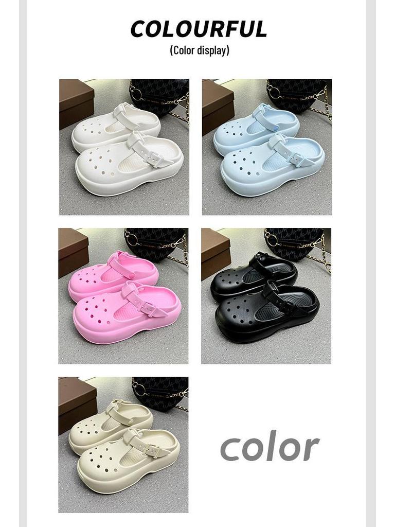 2025 Women's Non-slip EVA Thick-soled Slip-on Sandals & Slippers for Indoor/Outdoor Use