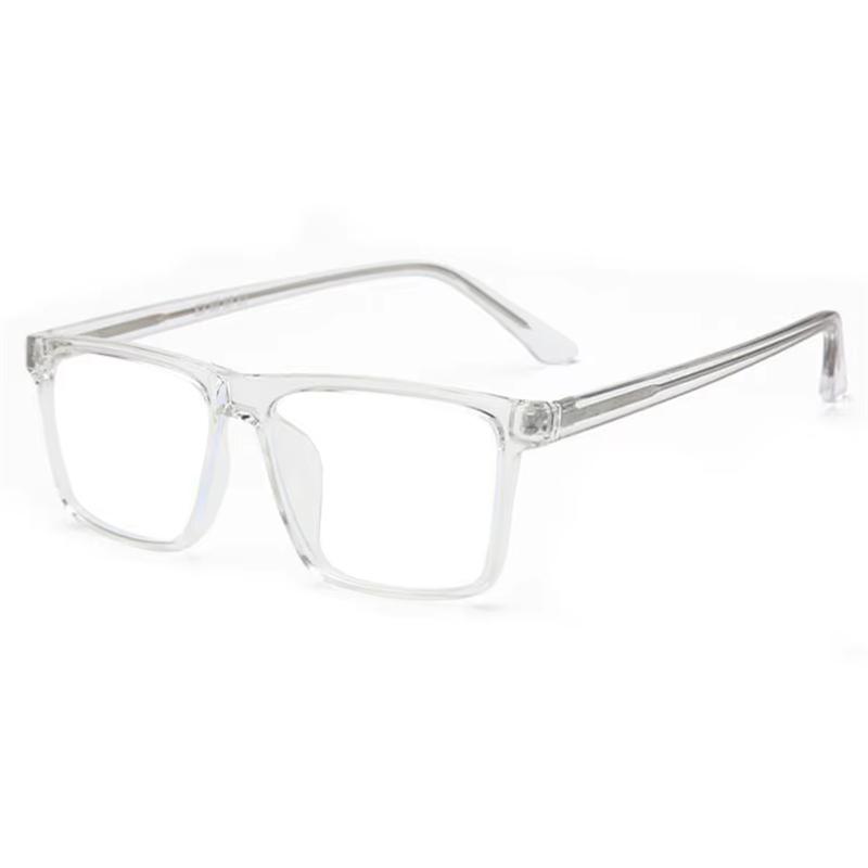 

TR90 Overized Square Diopter Eyeglasses Women Men Anti Blue Rays/Photochromic/Hyperopia/Nearsighted Optical Spectacle Single Version&1.56&None прозрачный белый