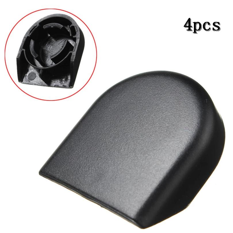 4 piezas Tapa de tuerca de cabeza de brazo de limpiaparabrisas de coche para Toyota Yaris Corolla Verso Auris Plástico 85292-0F010 Tapa de cubierta de brazo de limpiaparabrisas de repuesto