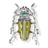 SKEDS Fashion Cute Ladybug Rhinestone Brooches For Women's Men's Clothing Insect Metal Enamel Pins Banquet Brooch Jewelry Gift