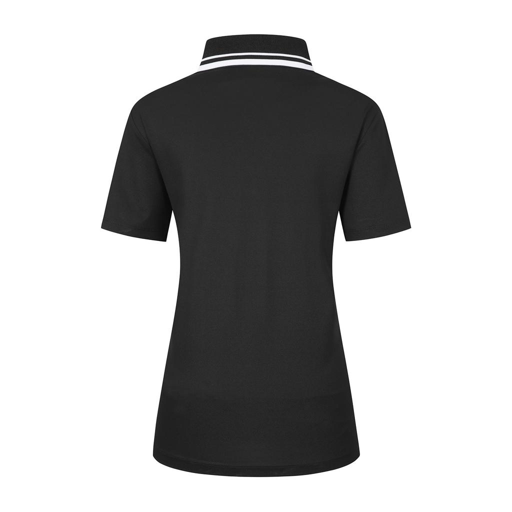SUPERIOR Women'S Pq Basic Collared T-Shirt Black (Iwpfttp20139)