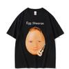 Vtipná vajíčka Ed Sheeran Meme Trička Unisex Dámská Móda Ležérní Harajuku Trička Unisex Kulatý výstřih Krátký rukáv Tričko