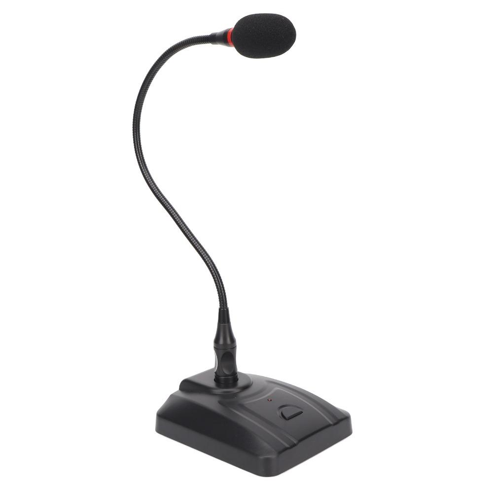 6.35mm Connector Desktop Wired Microphone Cardioid Pattern Podcast Condenser Mic For Conferences