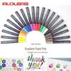 Filolang Gradient Paint Marker - Waterproof, Fade-Resistant, Light & Dark Pens for Journals & Graffiti