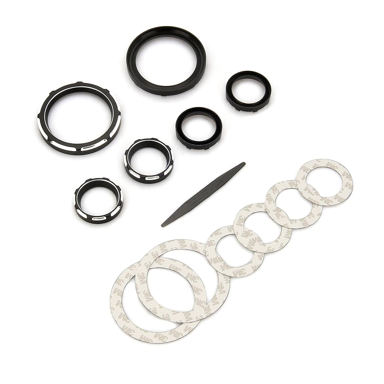 

Speedometer Gauge Bezel Kit for Harley Street Glide, Electra Glide, Road Glide, Trike, 1996-2013 (Black) чёрный