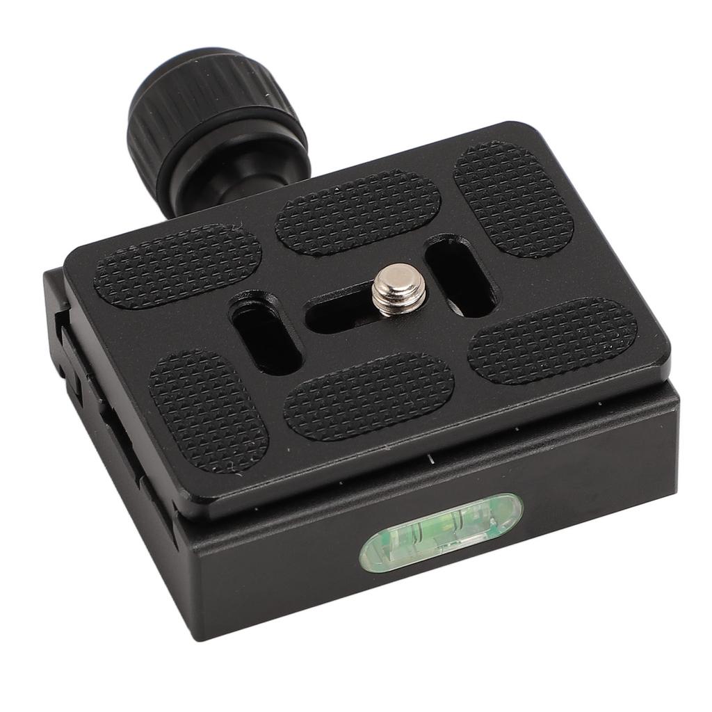 Tripod Quick Release Plate Clamp 38 Inch Thread QR Clamp and 60mm Plate with Bubble Level for