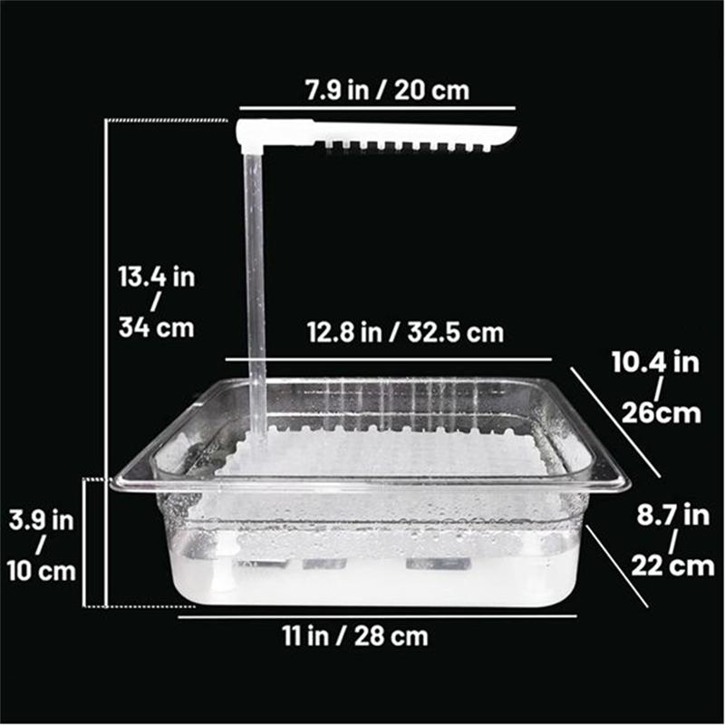 Vogelbadewanne Automatische Papageien-Badebrunnen Duschbox Mehrzweck für Wellensittich Reinigung