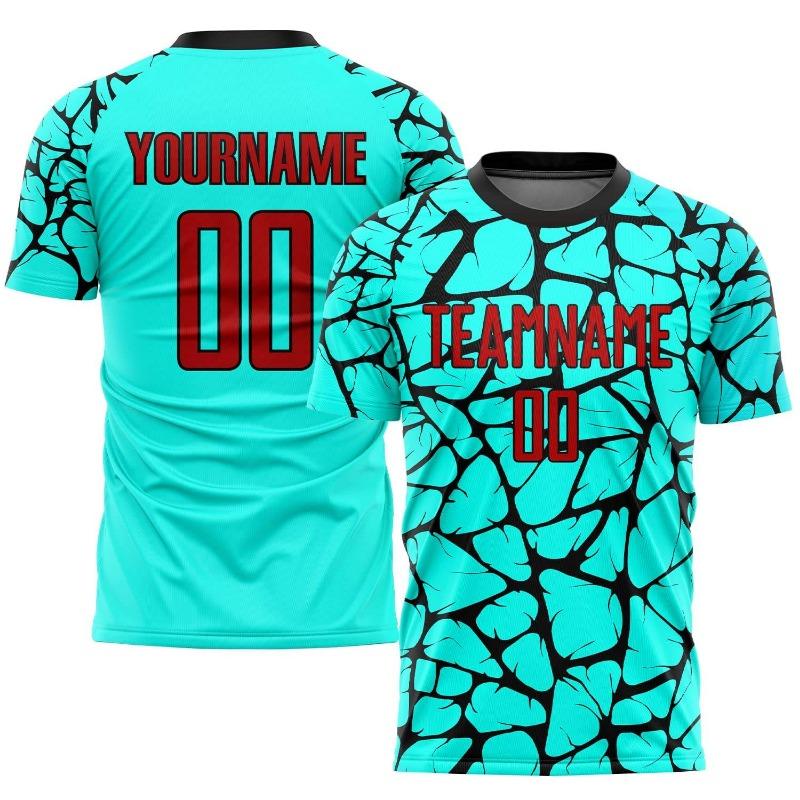 Mens Football Sports Short Sleeved 3D Printed Team Name Custom Striped Graphic T Shirt Loose Round Neck Short Sleeved Sports Top