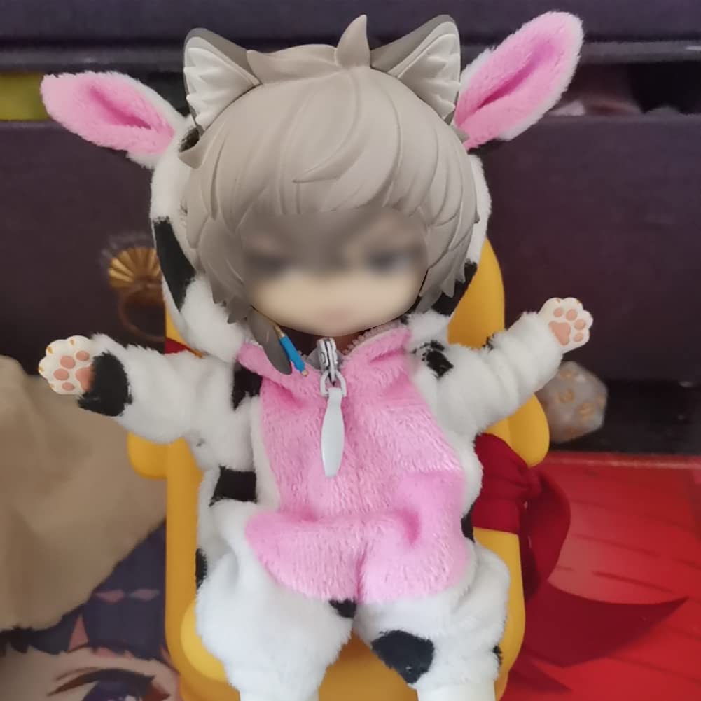 YUYAKESHI Obitsu 11 (OB11) Size Outfit - Obitsu Doll 11 Clothes - Animal Design - GSC Homewear - Plush Doll Clothes - 112 BJD Doll Clothes - Fluffy