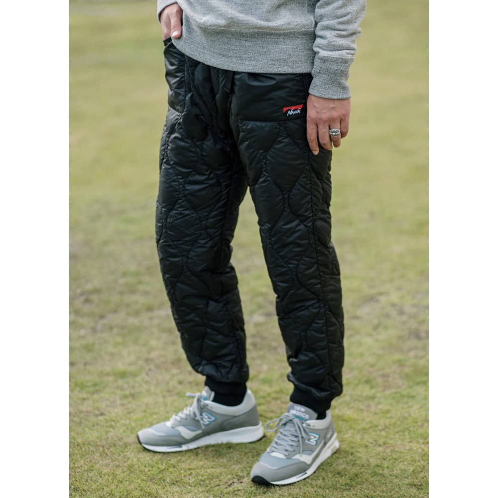 Quilted Down Custom Model [NANGA] Pants, (KHAKI, XS)