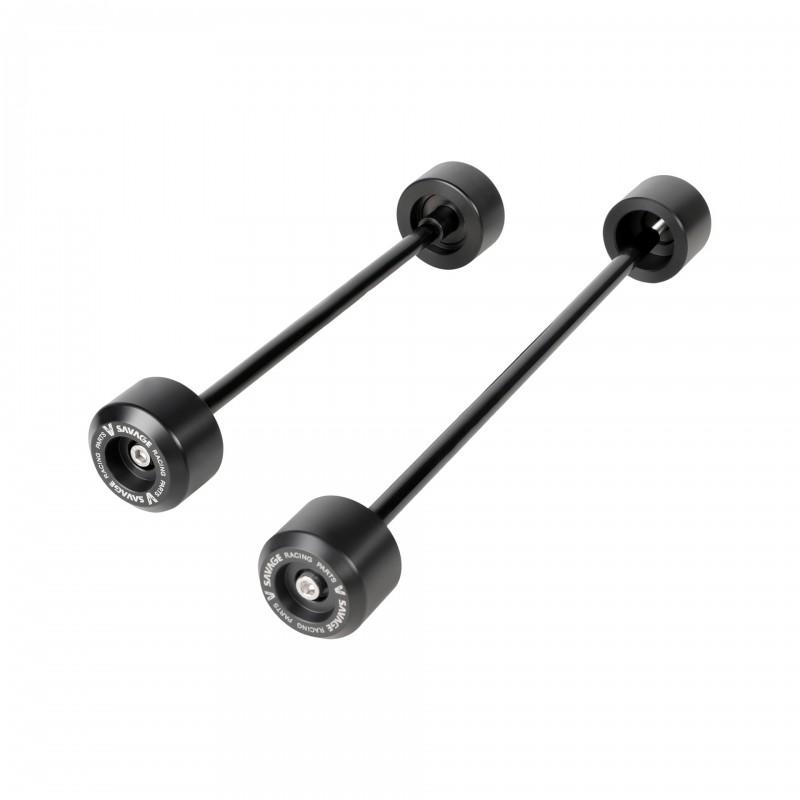 Motorcycle Front Rear Axle Guards Crash Protector Kawasaki Z900 Z900SE Z900RS Aluminum Stainless Steel POM