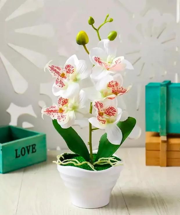 Имитация бонсай, искусственный цветок бонсай, имитация ветки зимнесладкого бонсай, имитация искусственного цветка One Size