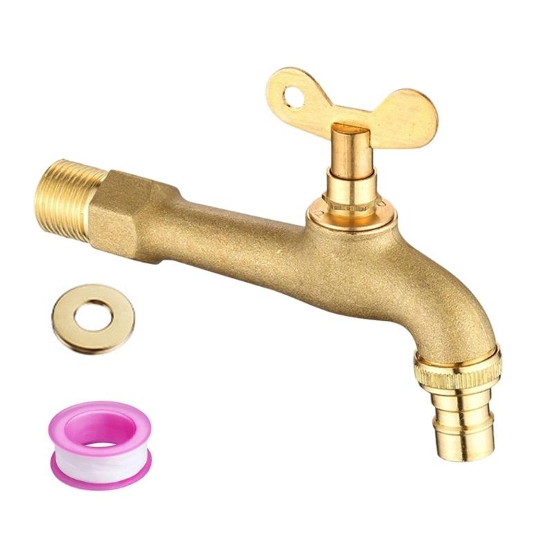 Heavy Gauges Lockable Ice Proof Water Spouts Outdoor Not -theft Sink Faucet for Residential Public Space Gardening