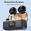 Q8 Wireless Lavalier Microphone: Dual-Channel Bluetooth Mic for Outdoor Live Streaming & Mobile Recording