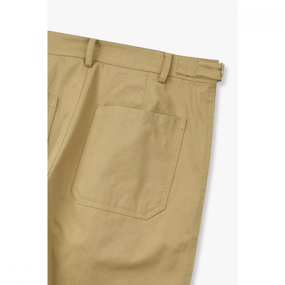 [men] Side Waist Buckle Cotton Chino Pants  91m6231242ar 