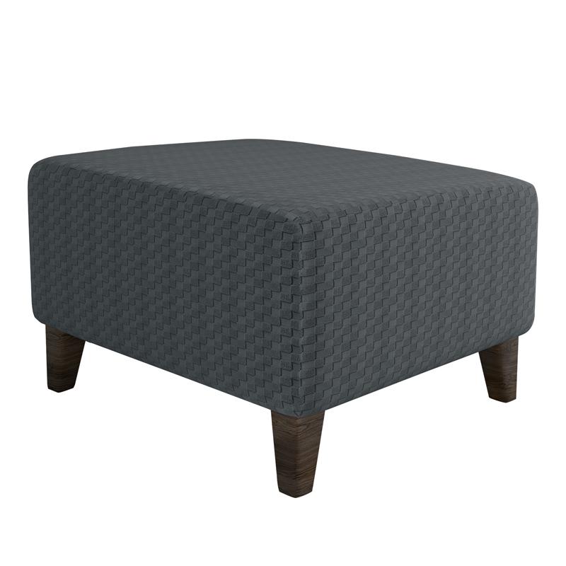 Square Elastic Ottoman Stool Cover Slipcover Jacquard Footstool Sofa Slipcover Furniture Protector Covers Footrest Chair Covers