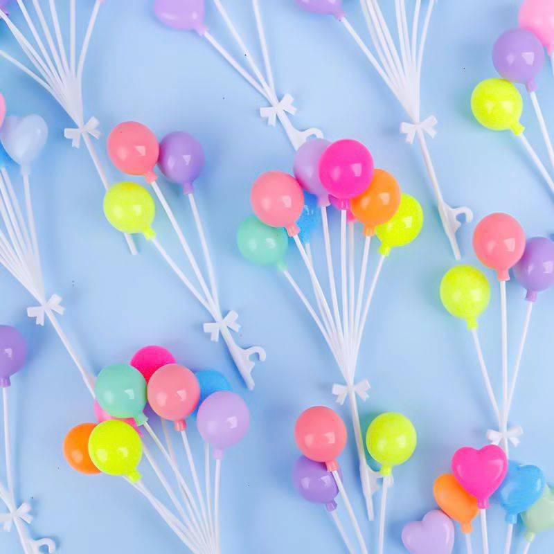 1 Stück Bunte Liebe Kuchen Dekorationen Geburtstagsparty Desserttisch Bunter Kuchenstecker
