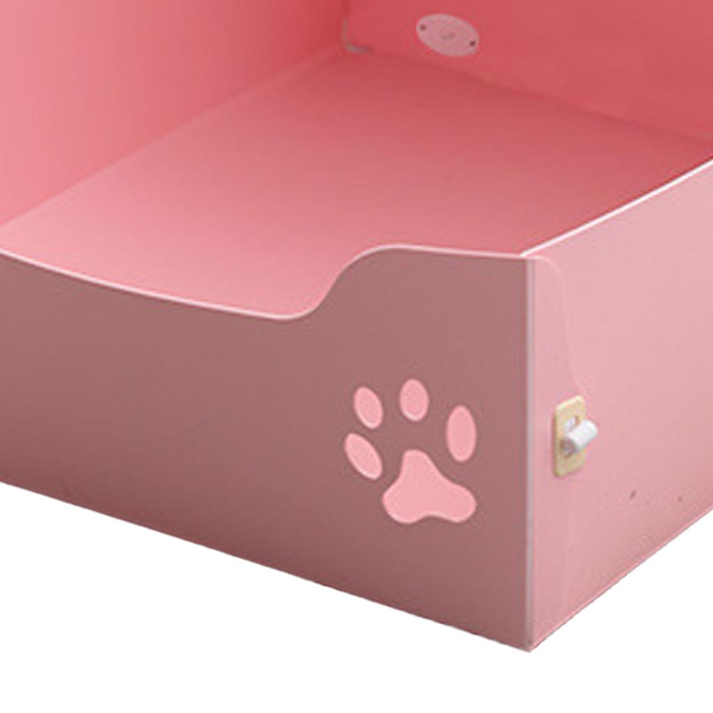 Princess Pet Bed Cute Scratch Resistant Washable Cat Delivery Bed Pet Sleeping Bed for Home Pink